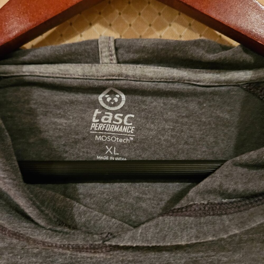 TASC Carrollton Lightweight Hoodie – Iron Heather | Premium Casual Essential